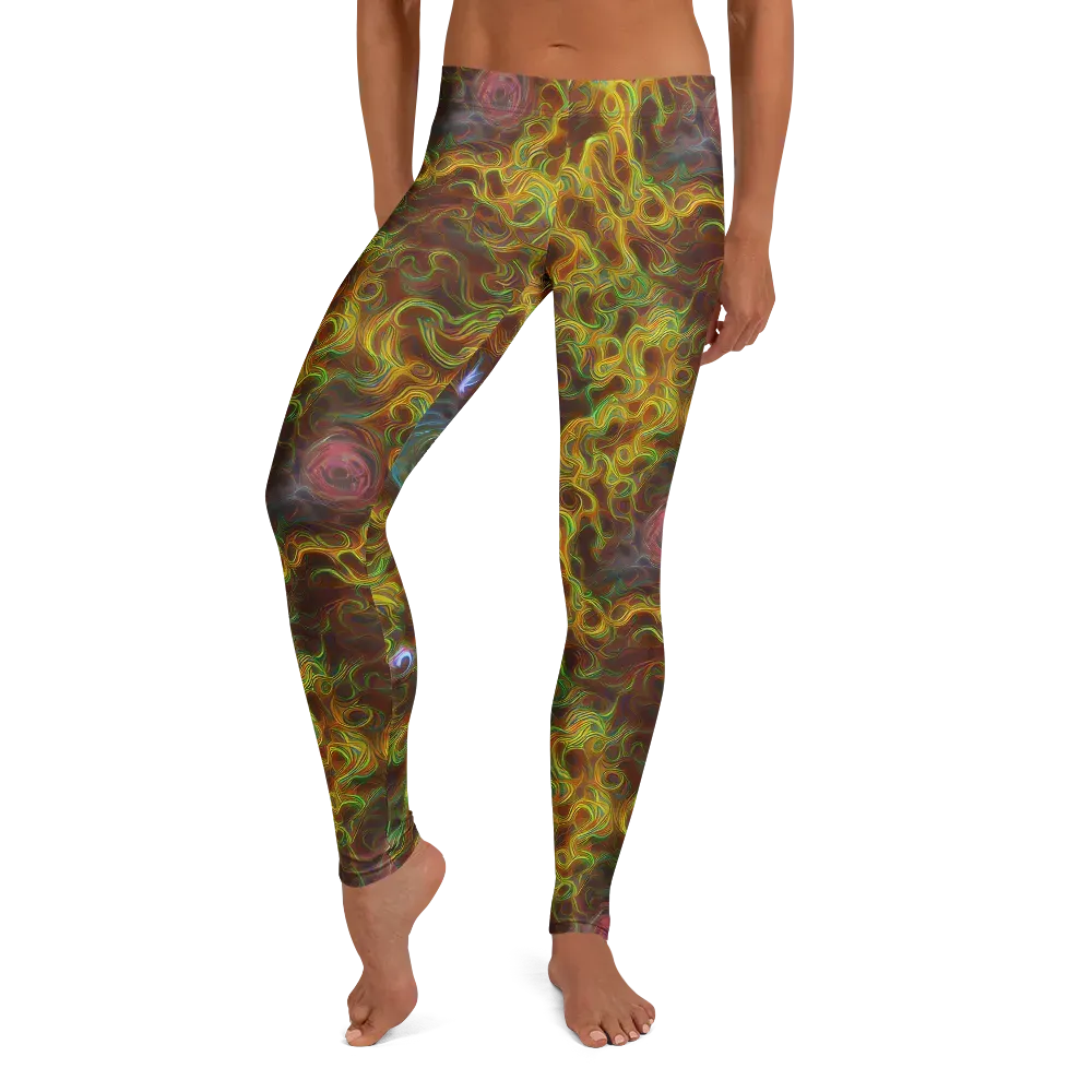 Molten Garden on Leggings — Front
