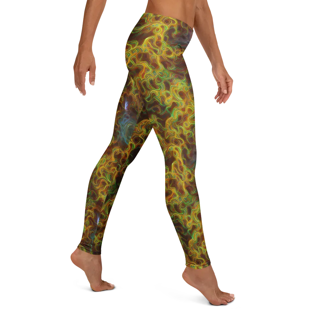 Molten Garden on Leggings — Right