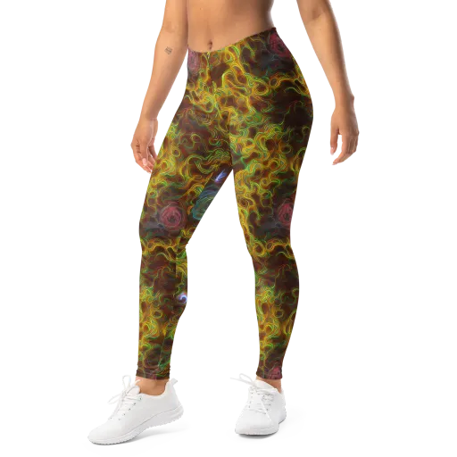 Molten Garden on a Leggings