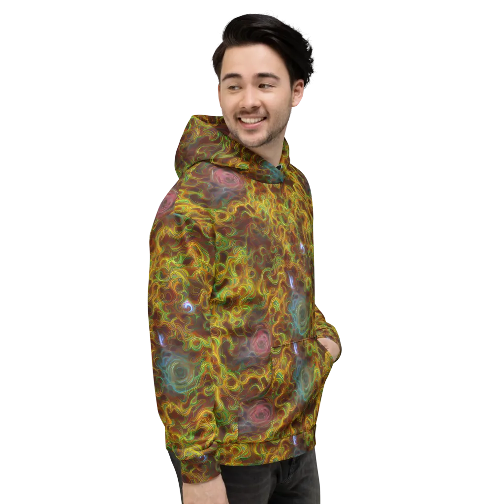 Molten Garden on Hoodie — Right