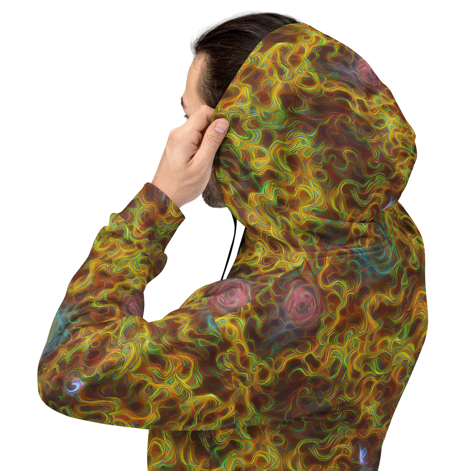Molten Garden on Hoodie — Back