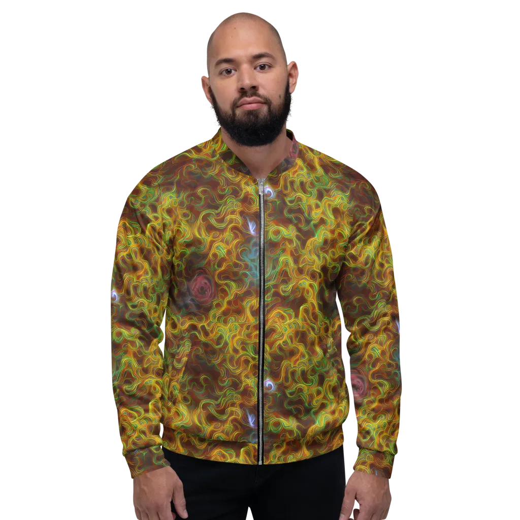 Molten Garden on Bomber Jacket — Front