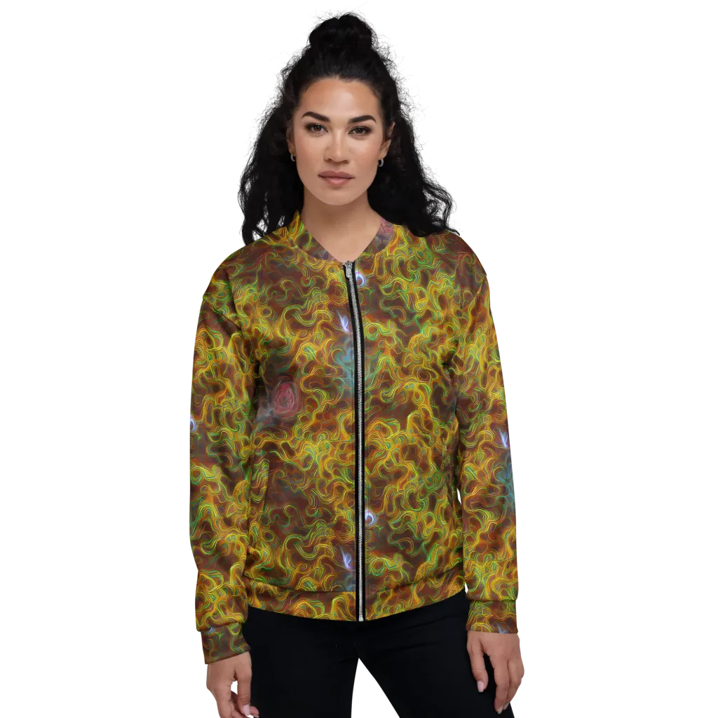Molten Garden on Bomber Jacket — Front