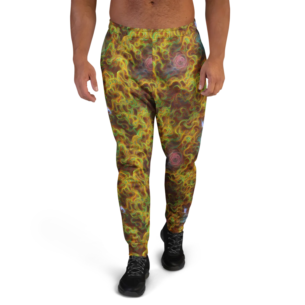Molten Garden on Men's Joggers — Front