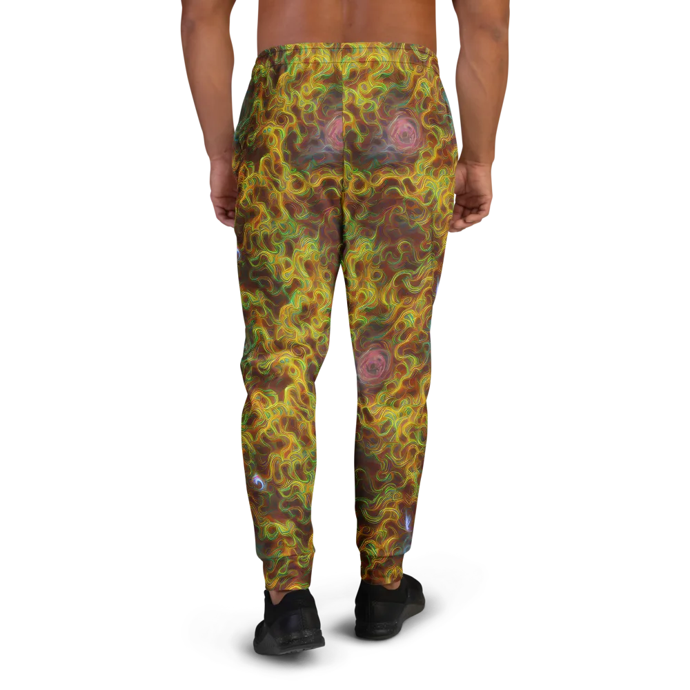 Molten Garden on Men's Joggers — Back