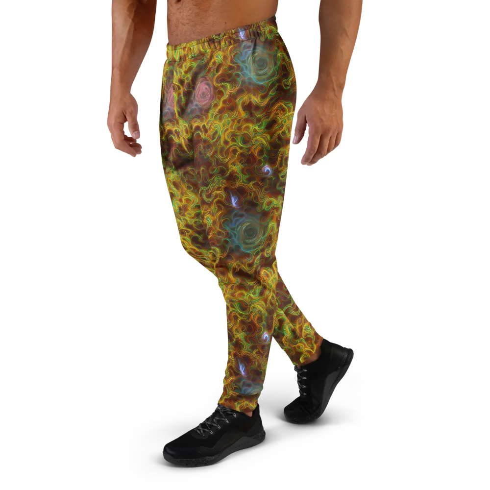 Molten Garden on Men's Joggers — Left
