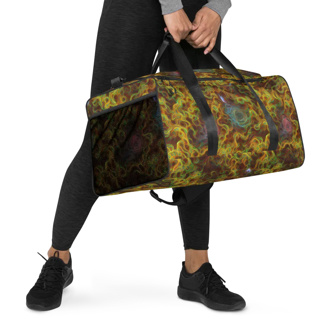 Molten Garden on Duffle Bag — Right Front