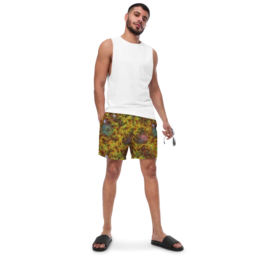 Molten Garden on Swim Trunks — Front