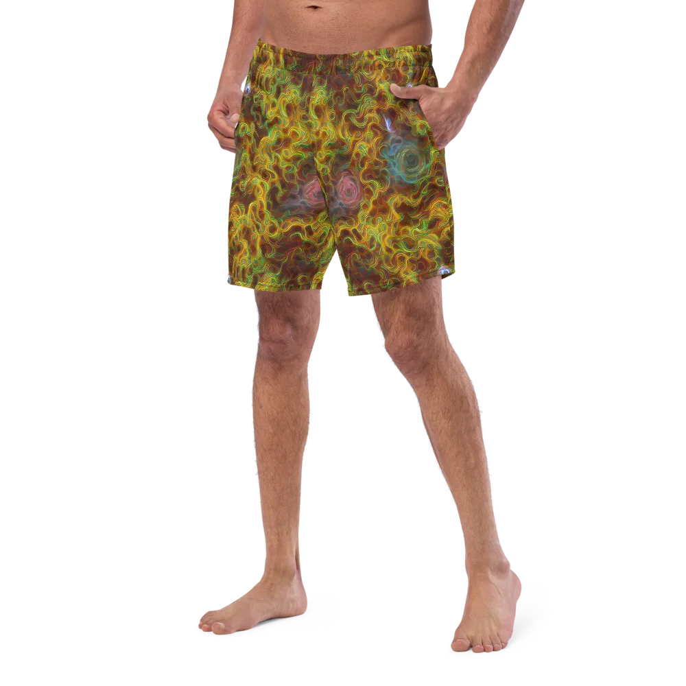 Molten Garden on Swim Trunks — Left Front