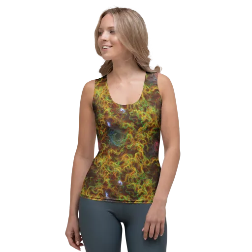 Molten Garden on a Women's Tank Top