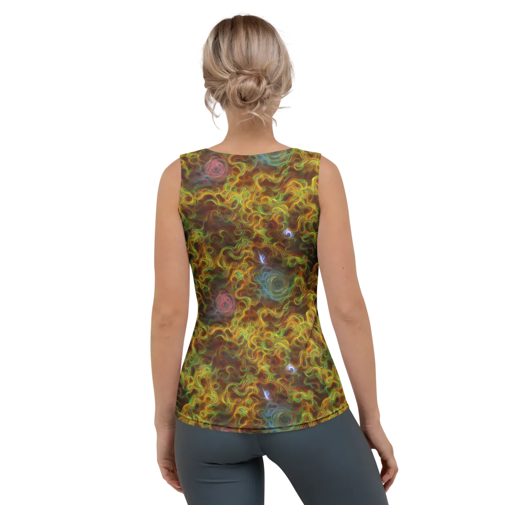 Molten Garden on Women's Tank Top — Back