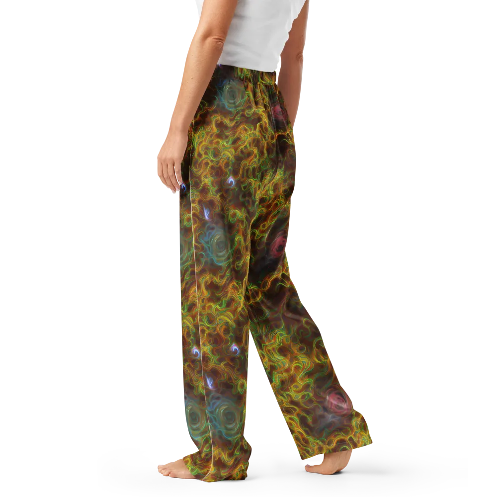 Molten Garden on Women's Pajama Pants — Left