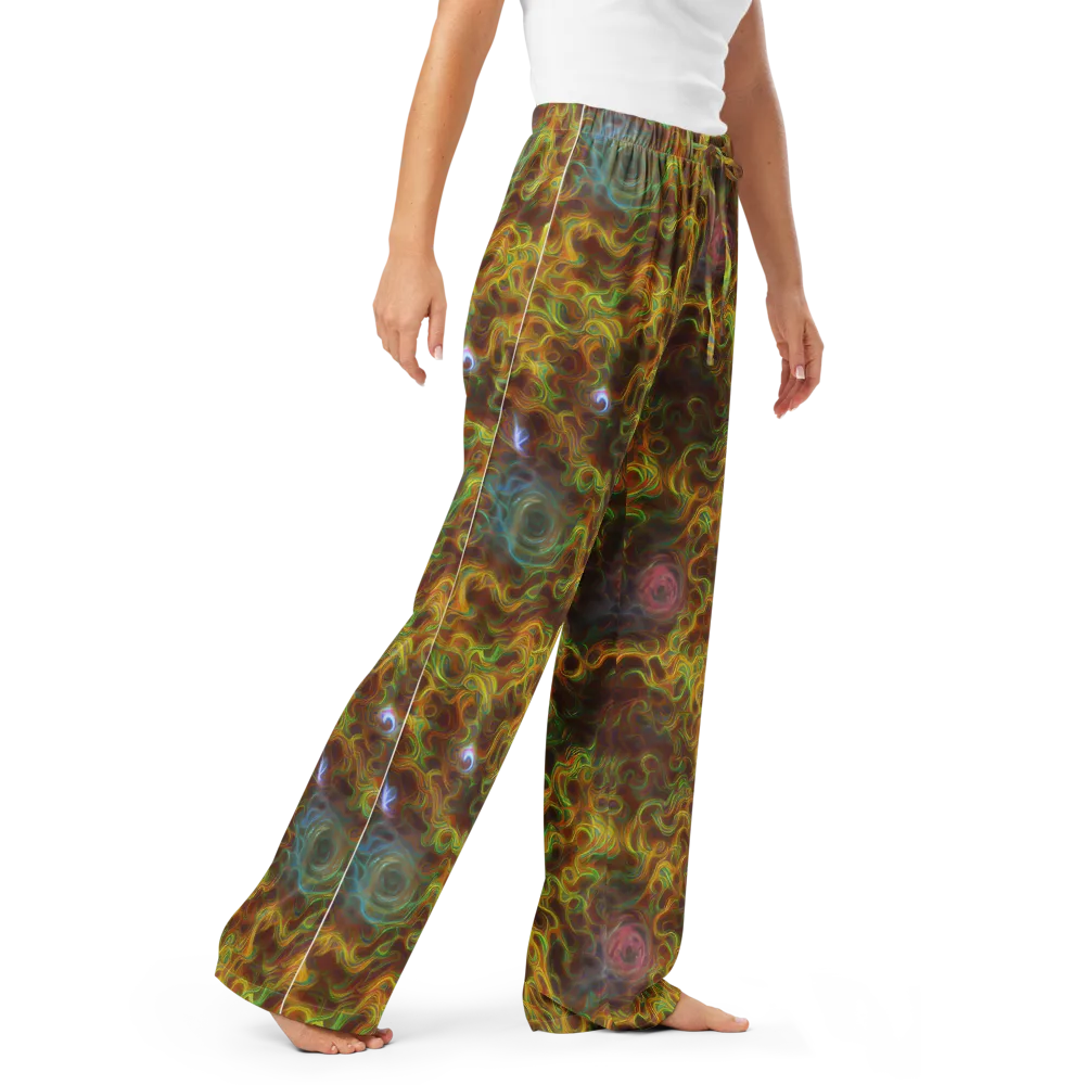 Molten Garden on Women's Pajama Pants — Right Front