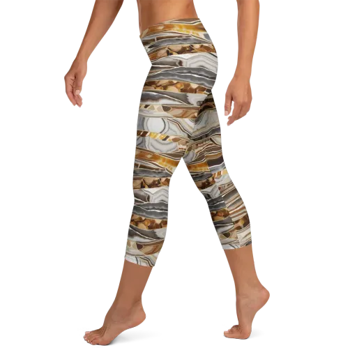 Agate Reverie on a Capri Leggings