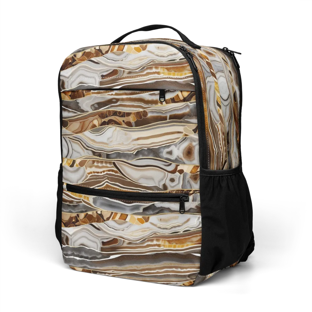 Agate Reverie on Utility Backpack — Left Front