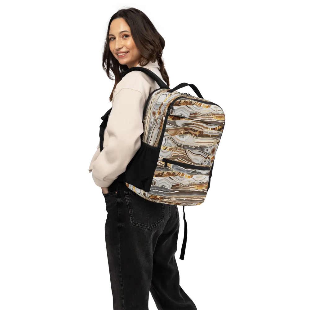 Agate Reverie on Utility Backpack — Back