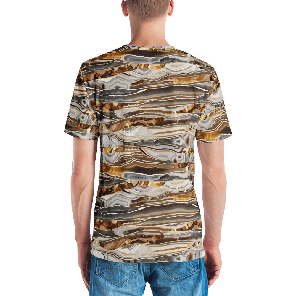 Agate Reverie on Men's Crew Neck T-Shirt — Back