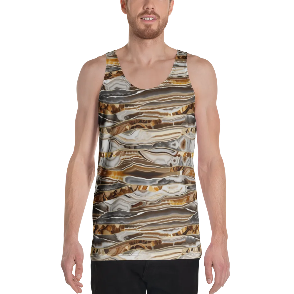 Agate Reverie on Men's Tank Top — Front