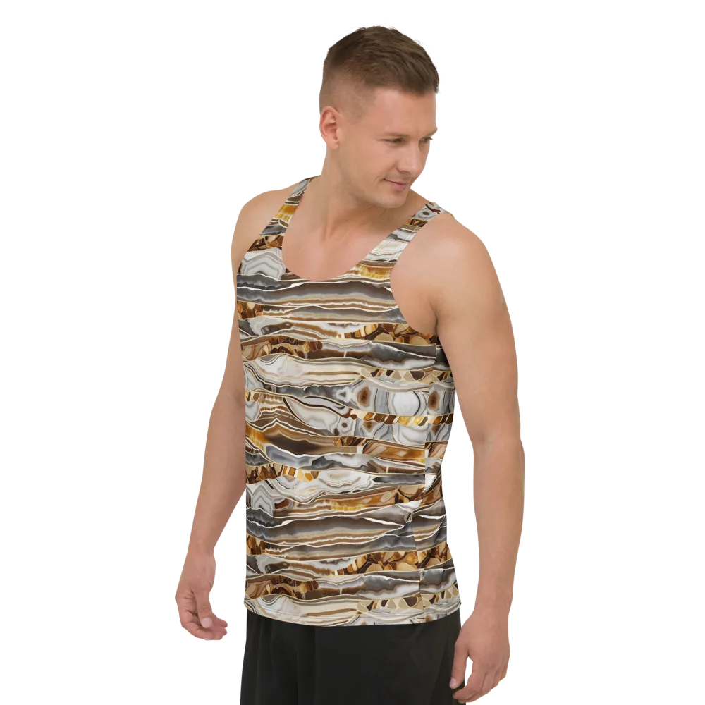 Agate Reverie on Men's Tank Top — Left Front