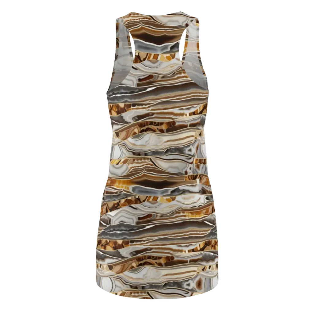 Agate Reverie on Racerback Dress — Back