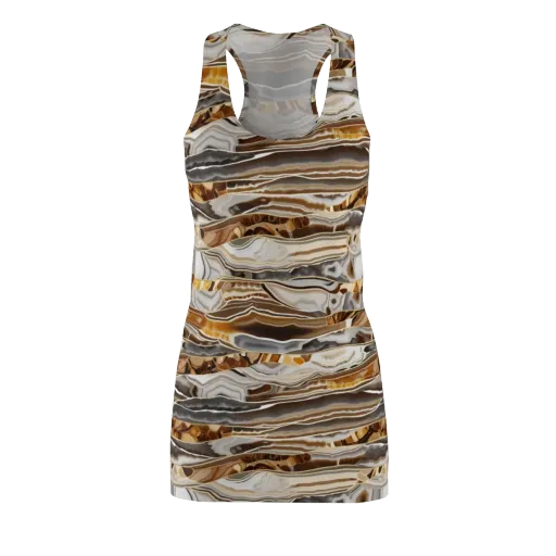 Agate Reverie on a Racerback Dress