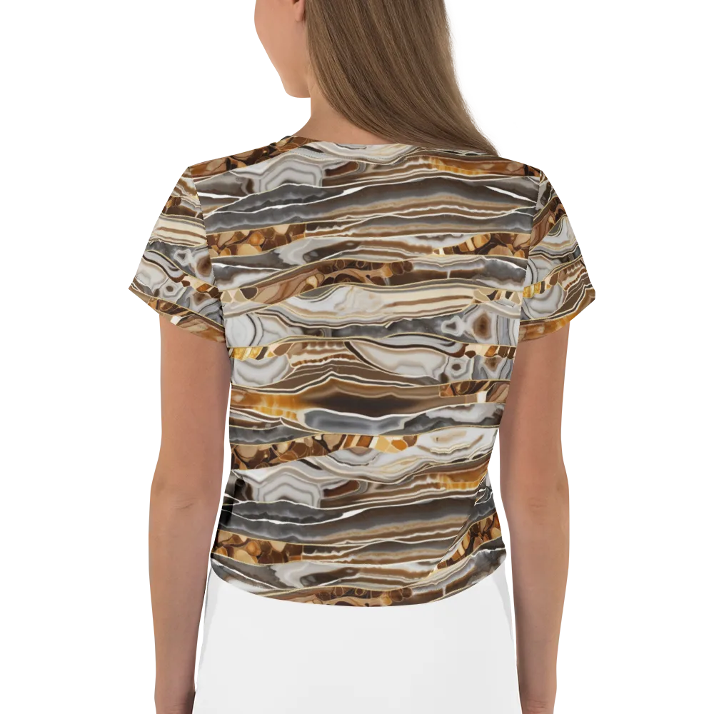 Agate Reverie on Crop Tee — Back