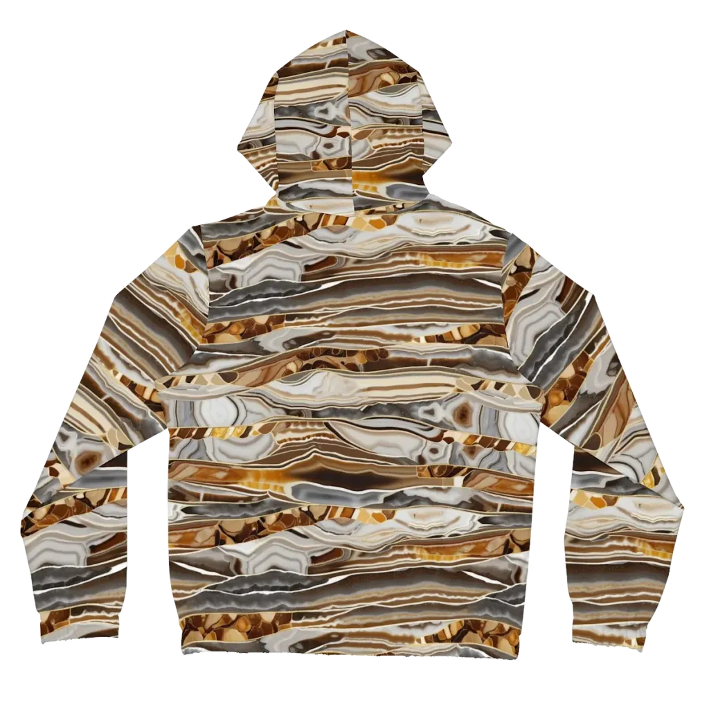 Agate Reverie on Women's Full-Zip Hoodie — Back