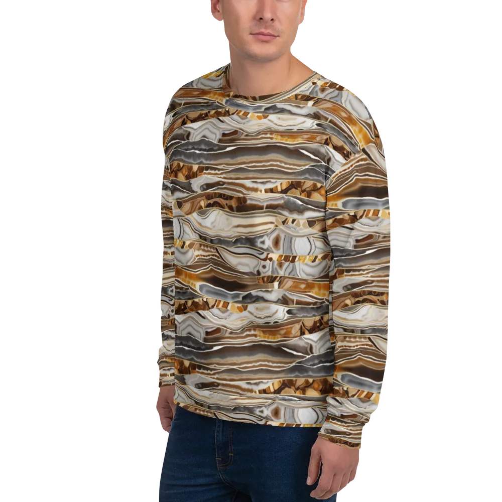 Agate Reverie on Sweatshirt — Left Front
