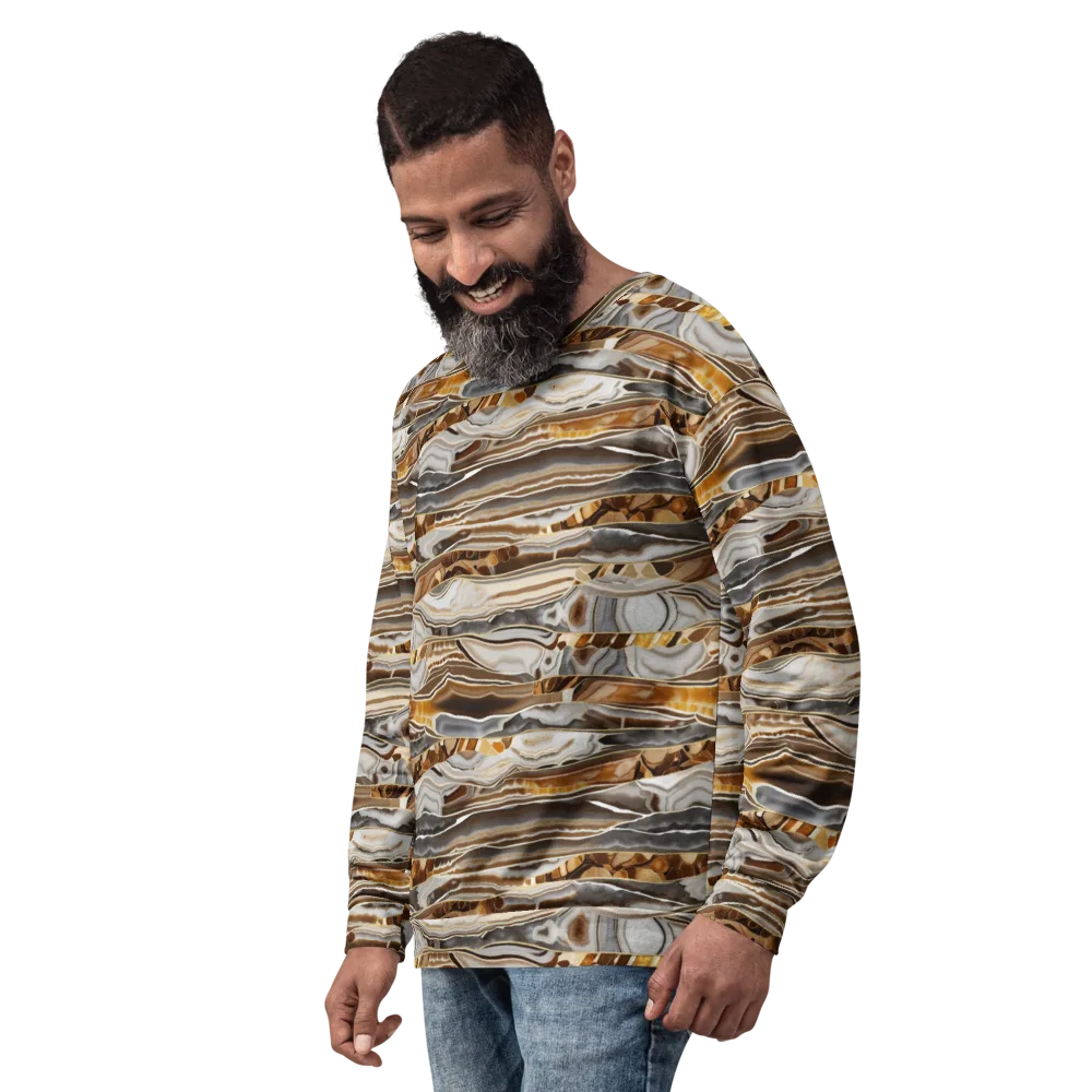 Agate Reverie on Sweatshirt — Left Front