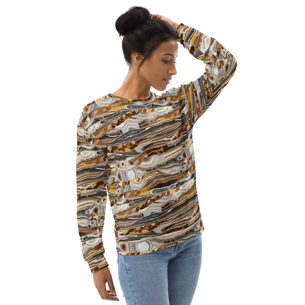 Agate Reverie on Sweatshirt — Right Front