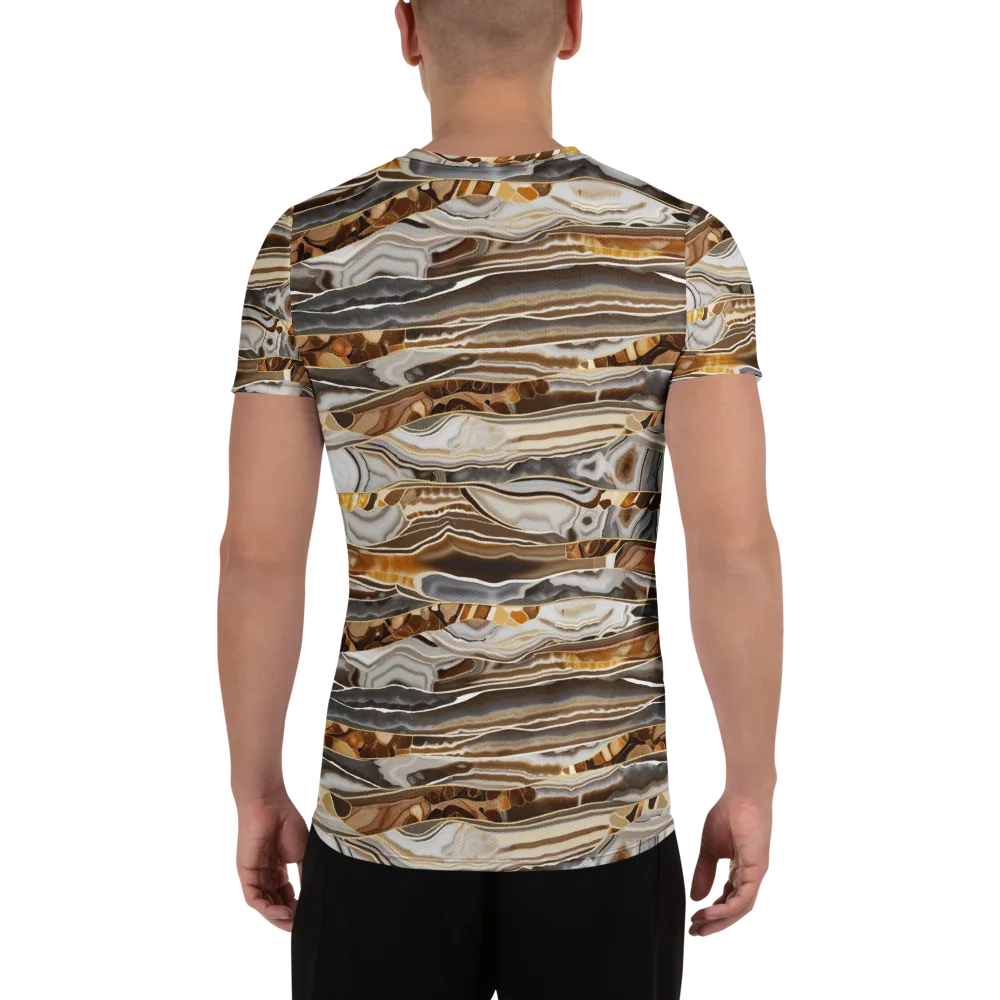 Agate Reverie on Men's Athletic T-Shirt — Back