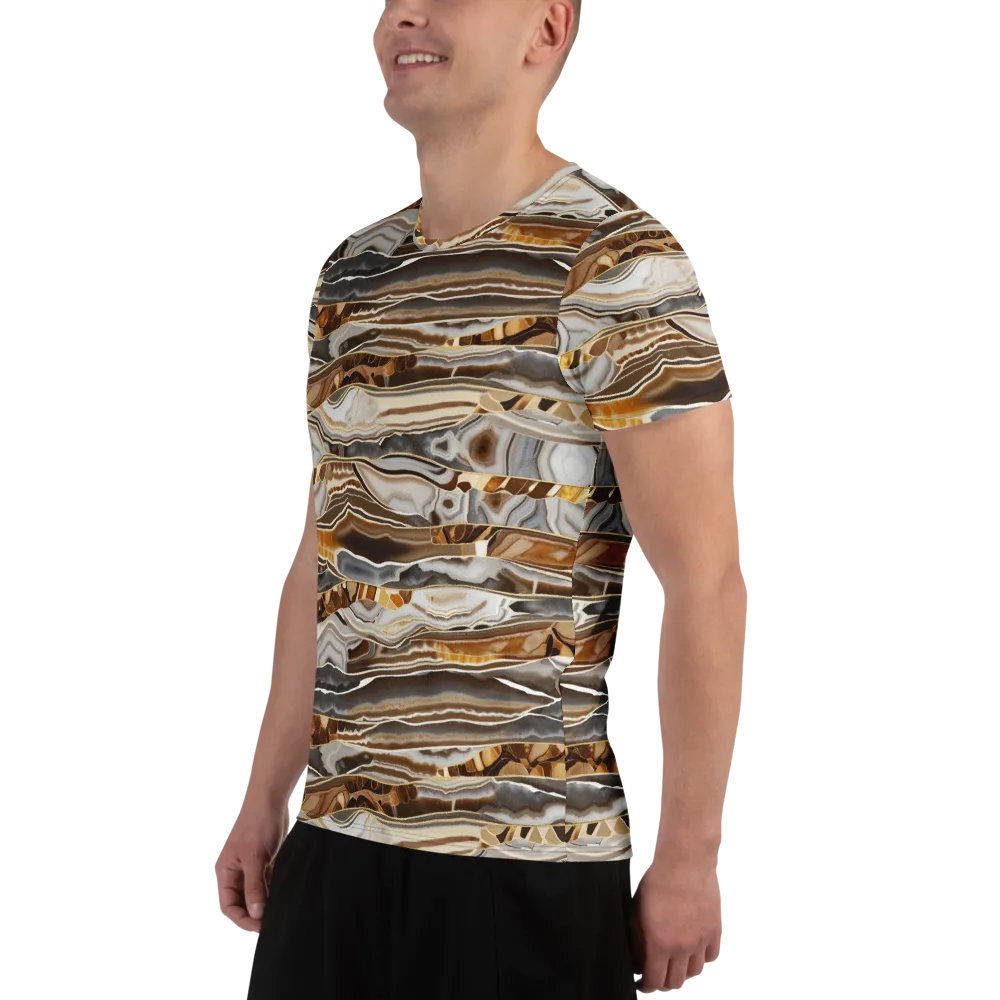 Agate Reverie on Men's Athletic T-Shirt — Left