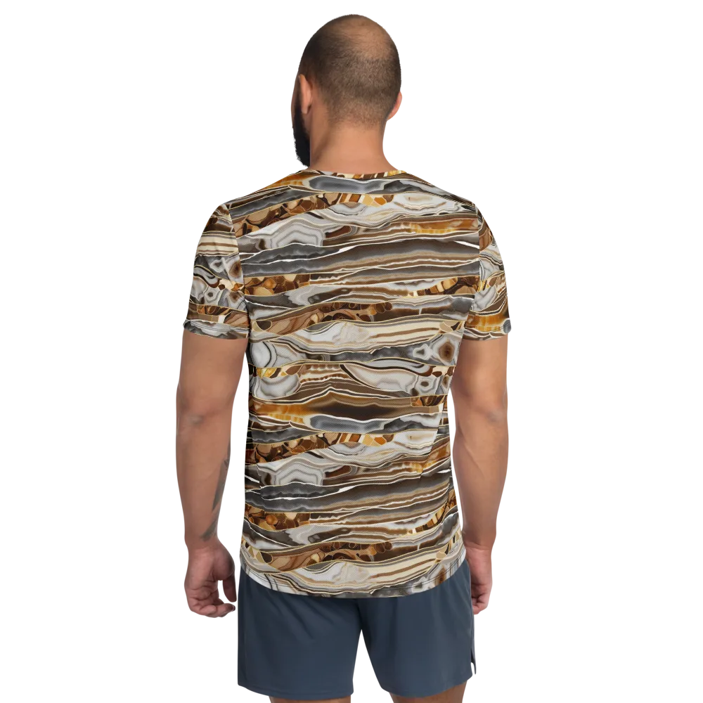 Agate Reverie on Men's Athletic T-Shirt — Back