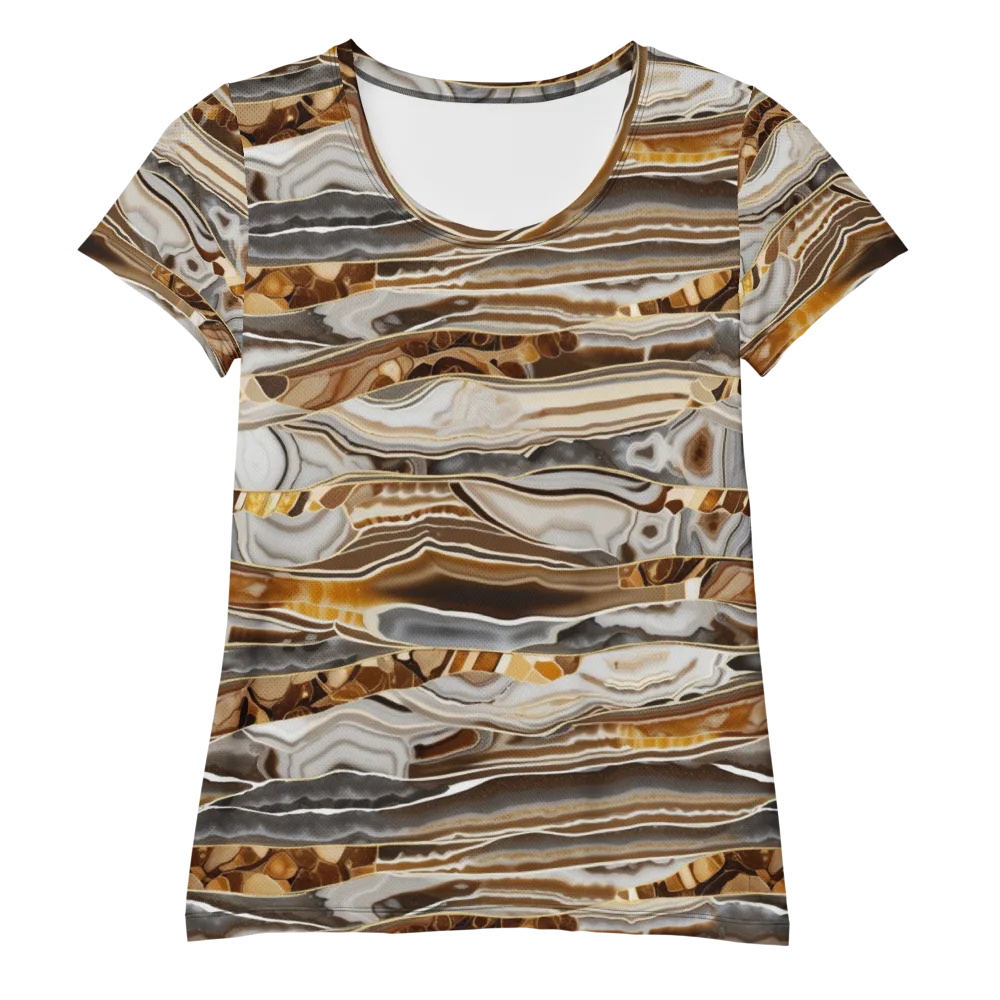 Agate Reverie on Women's Athletic T-Shirt — Front