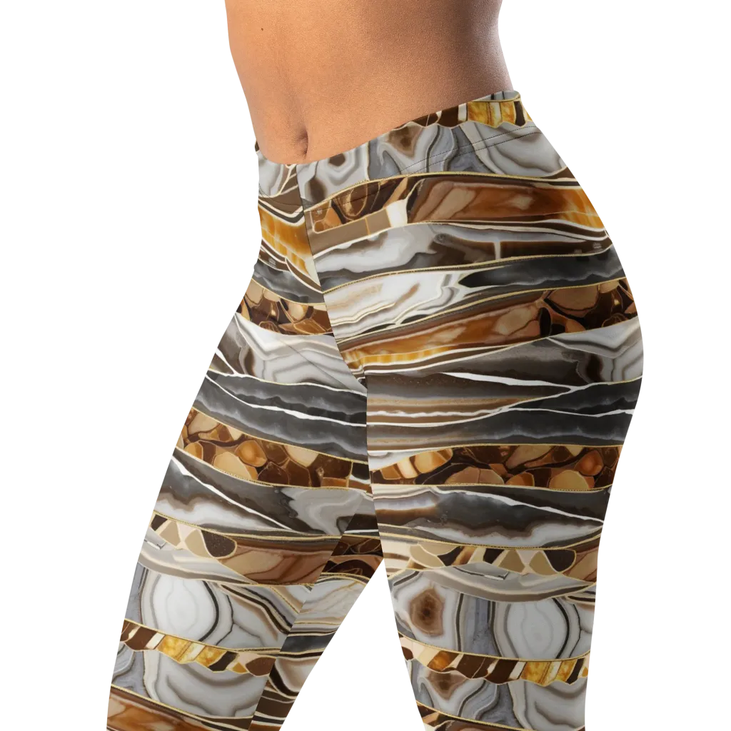 Agate Reverie on Leggings — Left Front