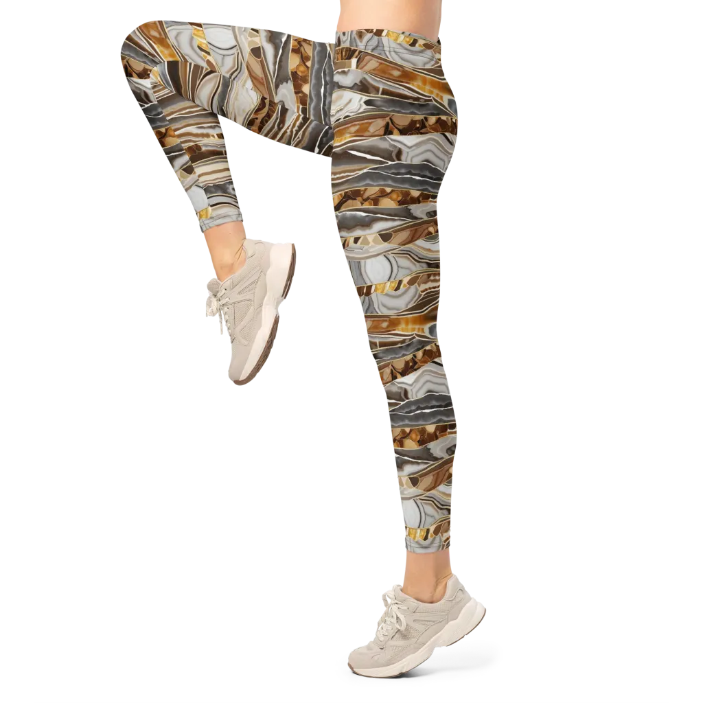 Agate Reverie on Leggings — Left