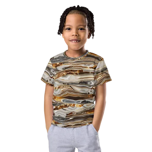 Agate Reverie on a Kids Crew Neck T-Shirt