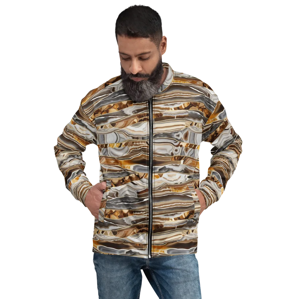 Agate Reverie on Bomber Jacket — Front