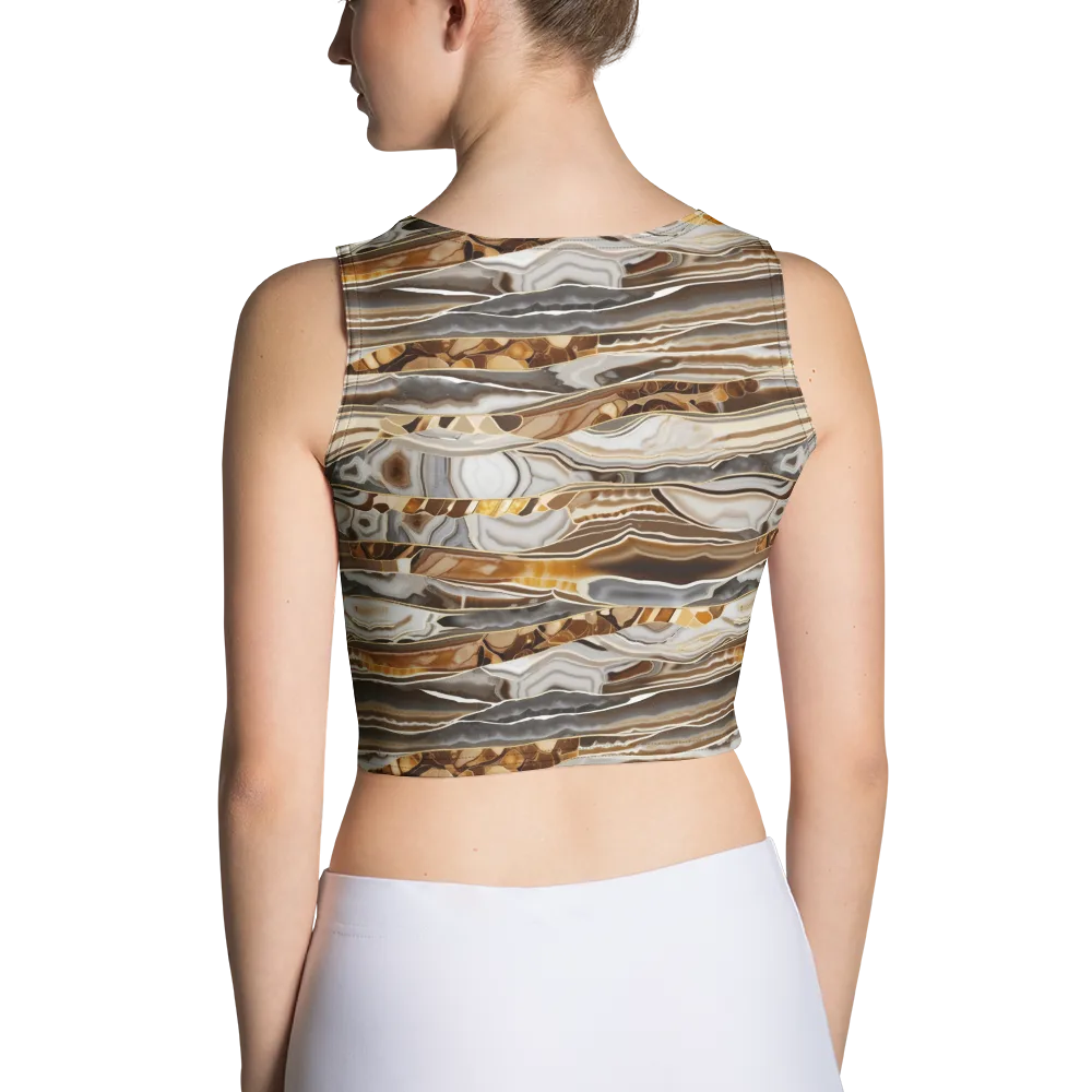 Agate Reverie on Crop Top — Back