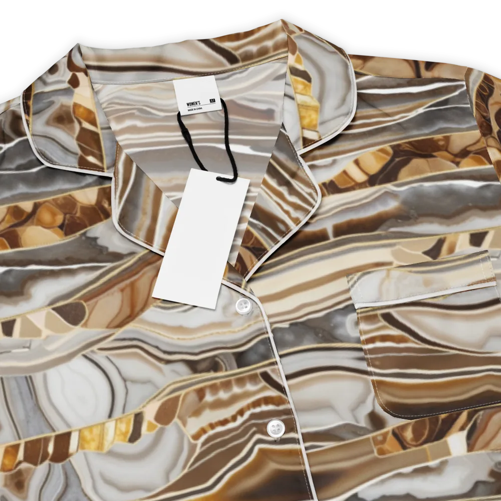 Agate Reverie on Women's Short Sleeve Pajama Top — Product details