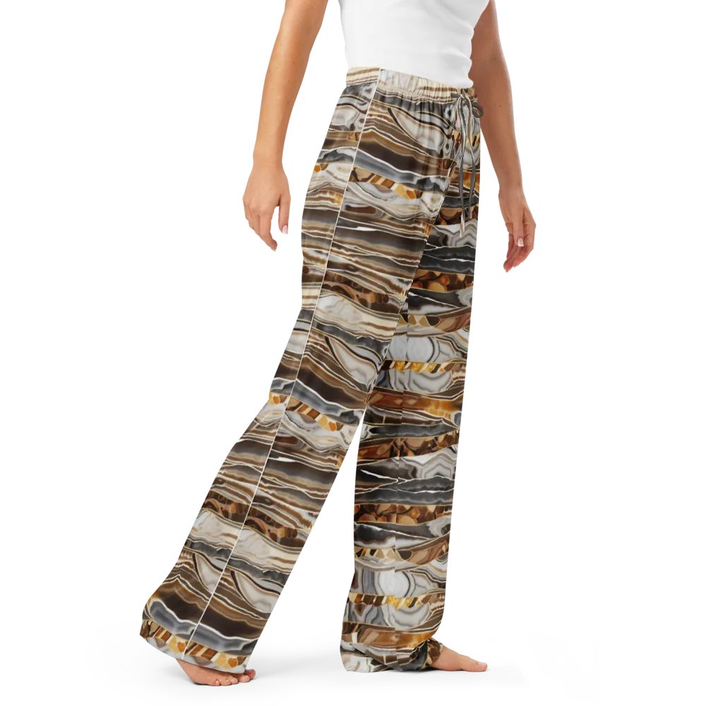 Agate Reverie on Women's Pajama Pants — Right Front