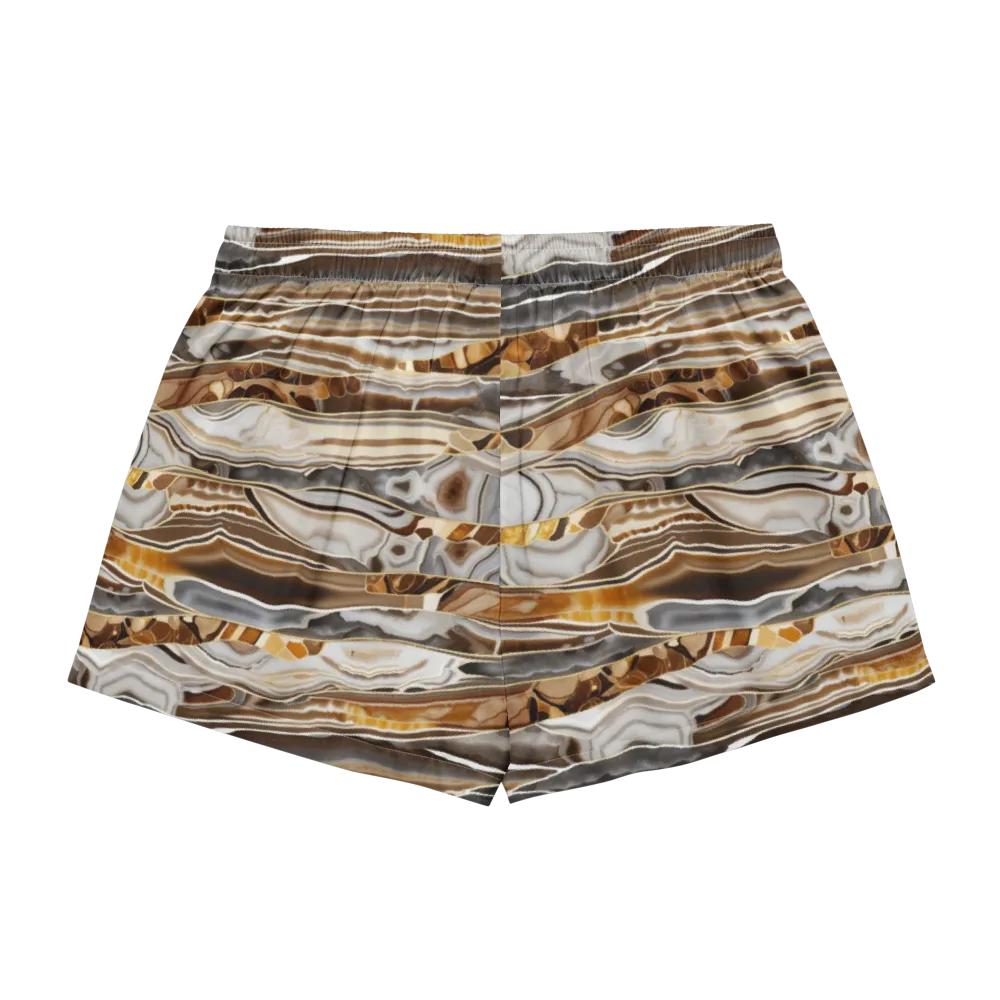 Agate Reverie on Women's Pajama Shorts — Back