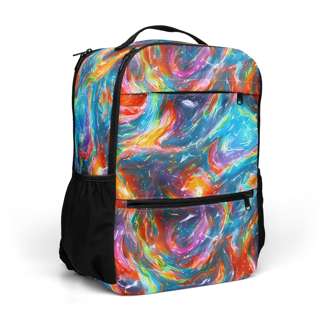Chromatic Maelstrom on Utility Backpack — Right Front