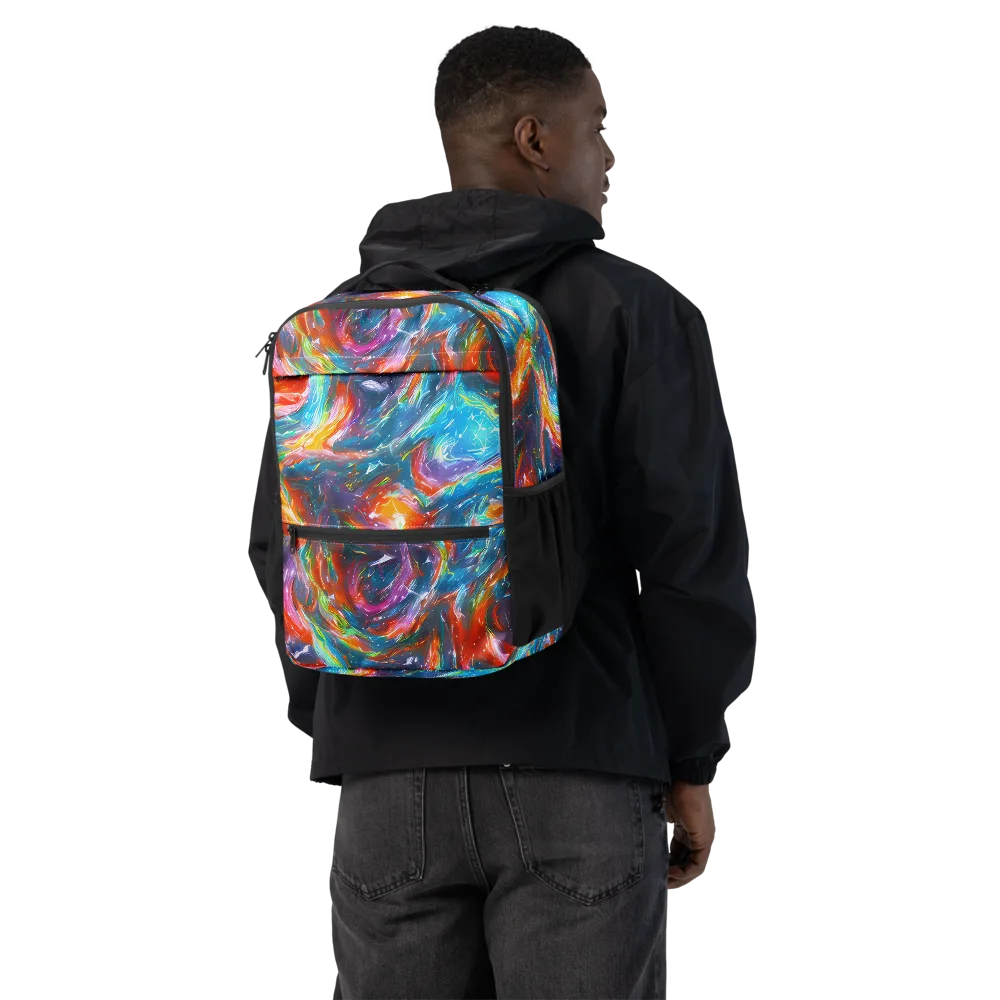Chromatic Maelstrom on Utility Backpack — Back