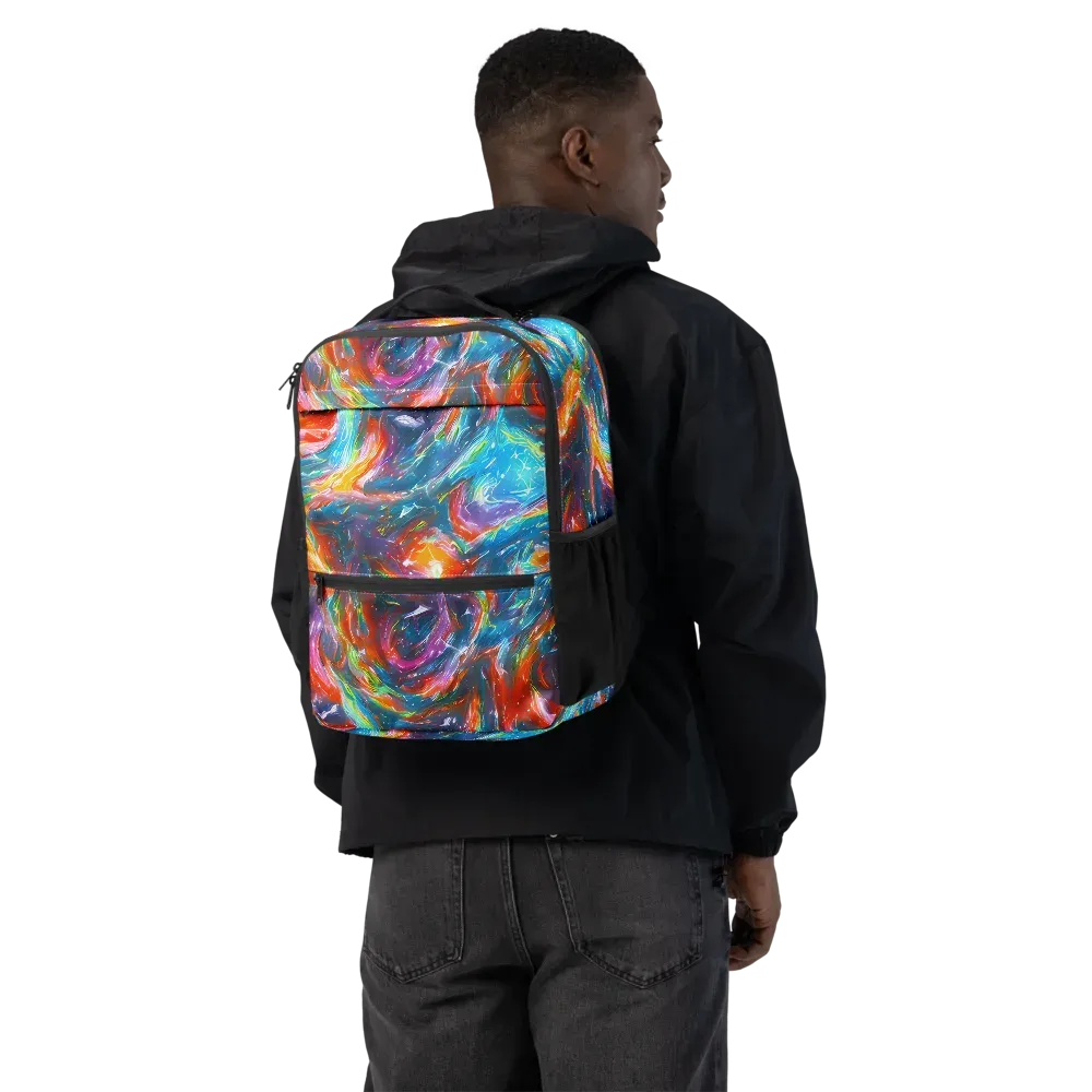 Chromatic Maelstrom on Utility Backpack — Back