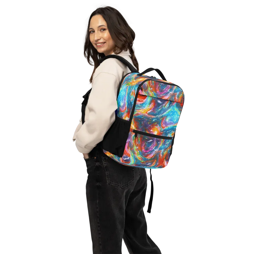 Chromatic Maelstrom on Utility Backpack — Back