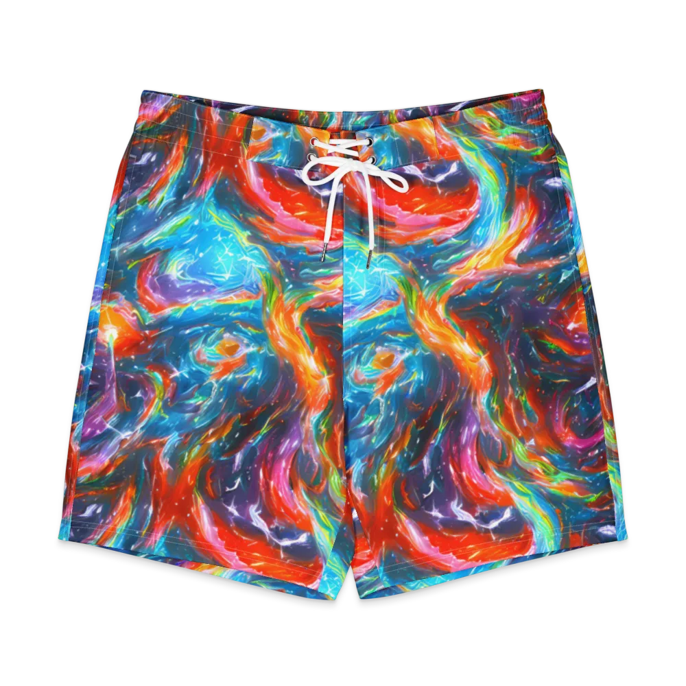 Chromatic Maelstrom on Men's Board Shorts — Front