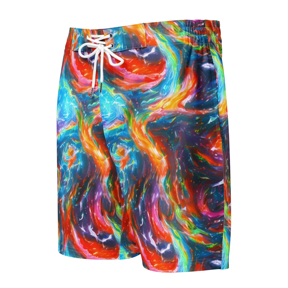 Chromatic Maelstrom on Men's Board Shorts — Front