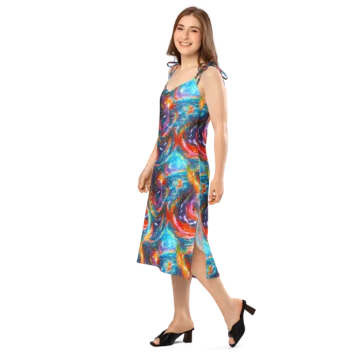 Chromatic Maelstrom on a Slip Dress
