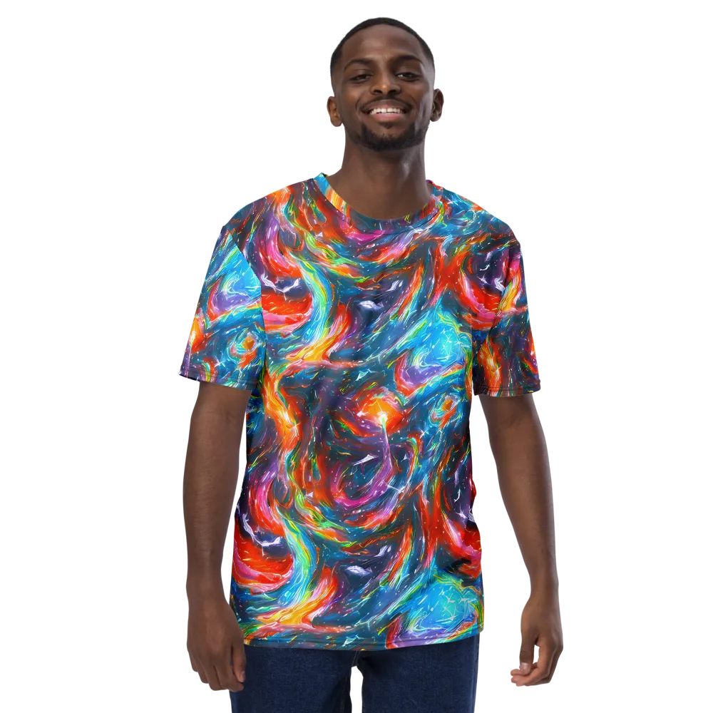 Chromatic Maelstrom on Men's Crew Neck T-Shirt — Front